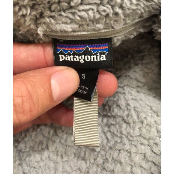 Patagonia Las Gatos 1/4 Zip Fleece Pullover Womens Small Gray - Picture 3 of 7